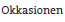 Okkasionen